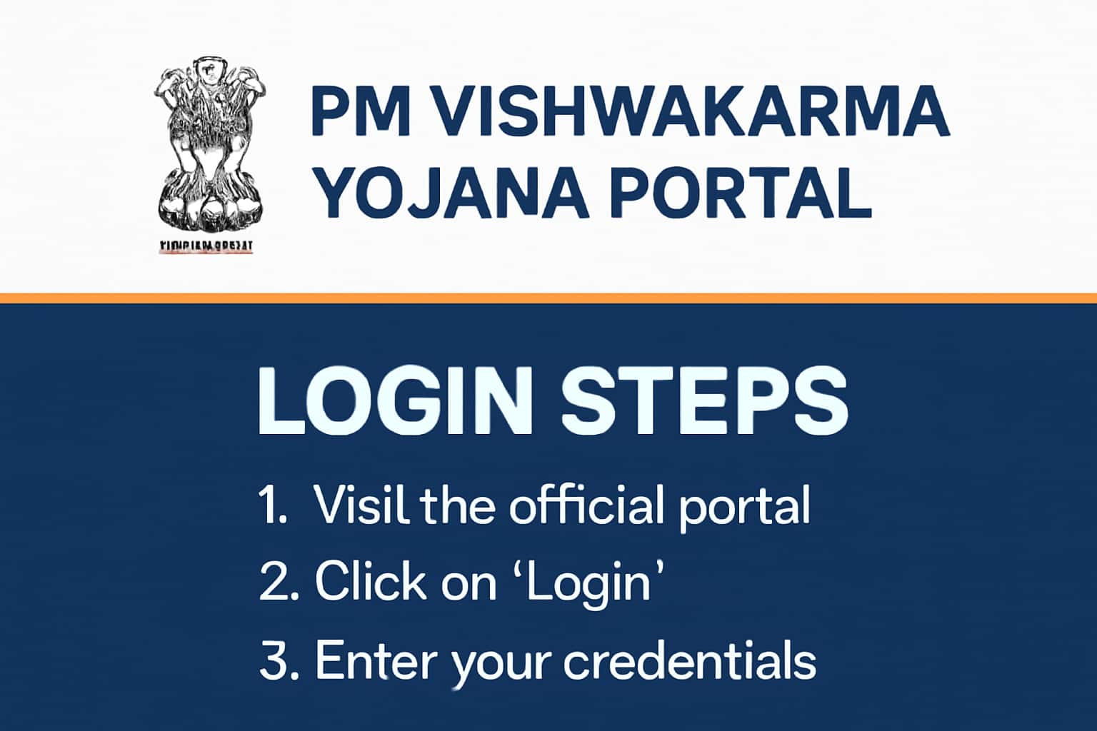 PM Vishwakarma Yojana Portal Login Steps